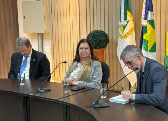 Reunião da UFMT com a Polícia Federal. - Foto: Ianara Garcia