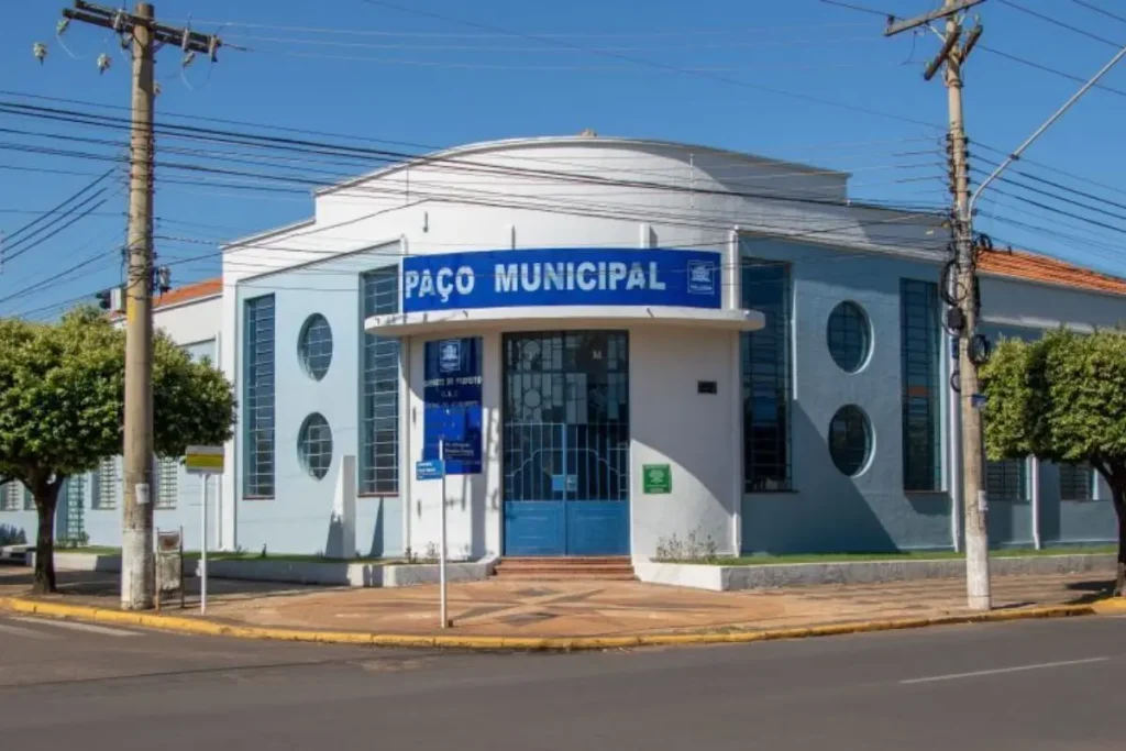 Fachada da Prefeitura de Três Lagoas. (Foto: Divulgação/Prefeitura de Três Lagoas)