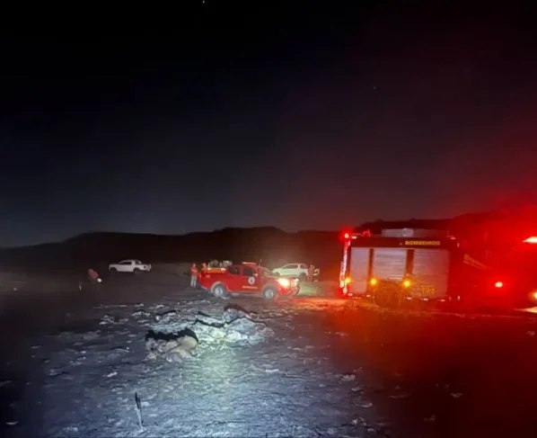 Queda aviao poxoreu foto corpo de bombeiros