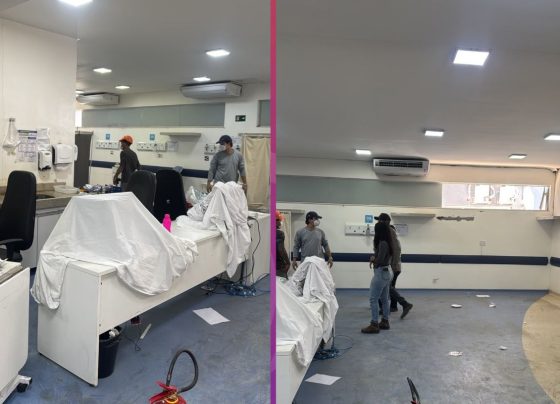 Alguns pacientes foram retirados da unidade de saúde. - Foto: Reprodução