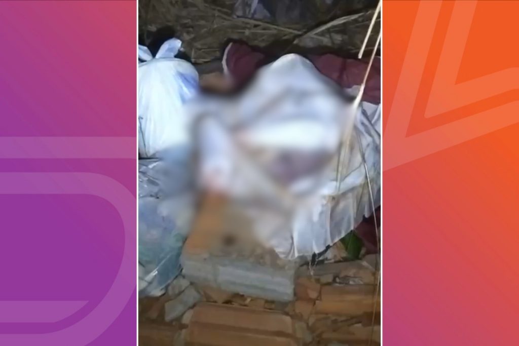 Bebê recém-nascida foi encontrada morta em terreno baldio em Cuiabá. - Foto: Reprodução