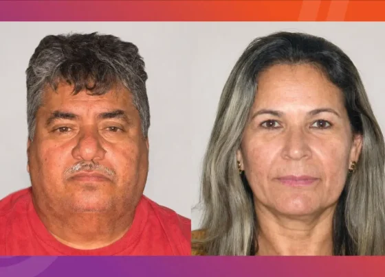 Petrônio e Glaucia foram identificados como as vítimas do acidente na BR-163. - Foto: Reprodução